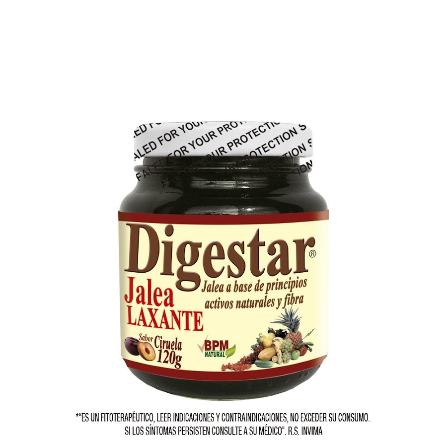 Digestar Jalea Laxante Fco.x120G. Natural Freshly Ciruela Pulpa Frutas