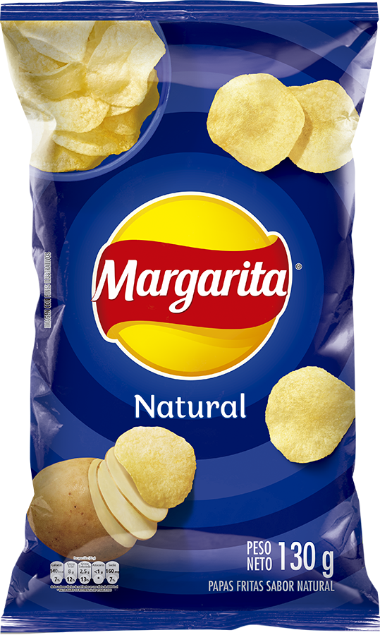 Pasabocas Papas Margarita Natural x130gr