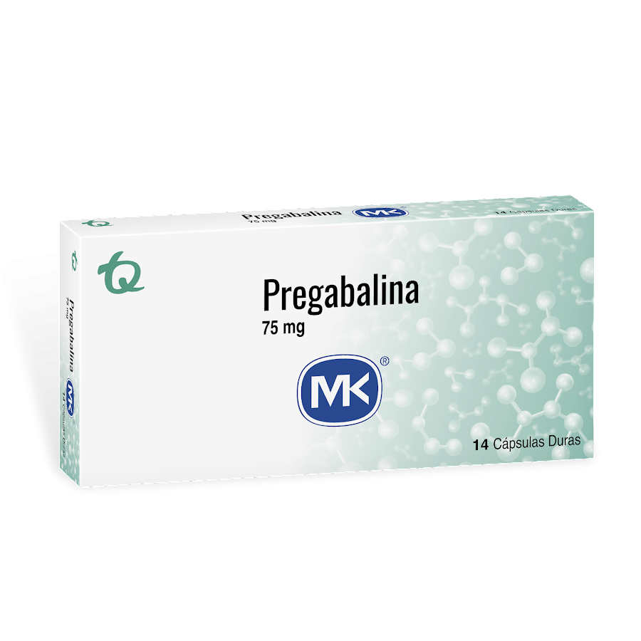 Pregabalina MK 75mg Cápsula Caja x14Cap.
