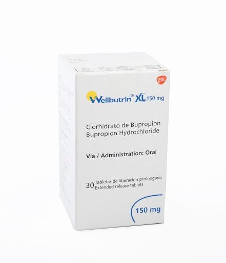 Wellbutrin XL 150Mg Tabletas Caja x30Tab. GSK Clorhidrato de Bupropion