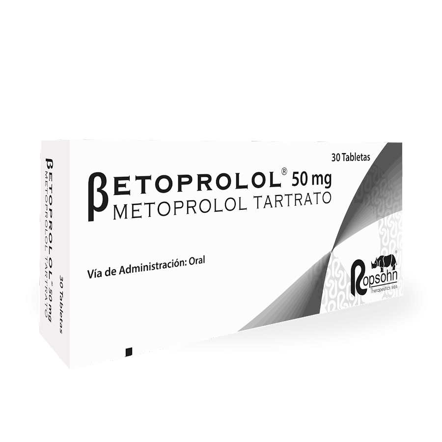 Betoprolol 50Mg Tabletas Caja X30Tab Rophson Metoprolol