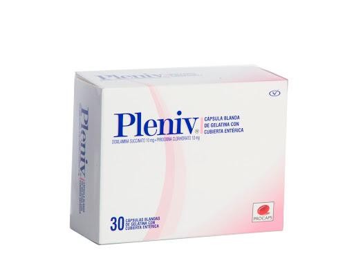 Pleniv 10/10Mg Cápsulas Caja X30Cap Pro Doxilamina Piridoxina