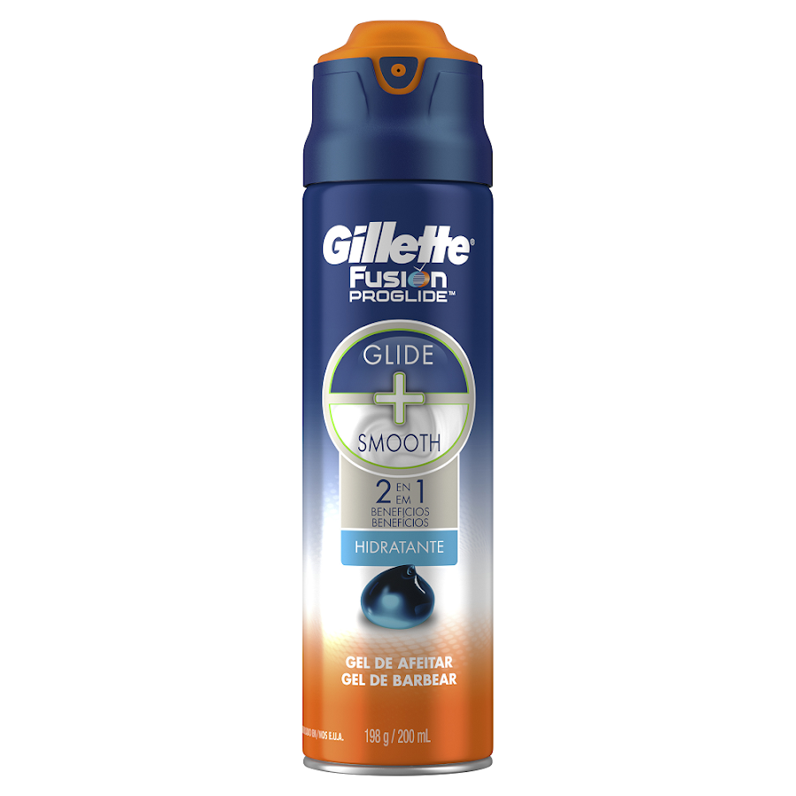 Gel GILLETTE Fusion ProGlide Hidratante Afeitar x198Ml