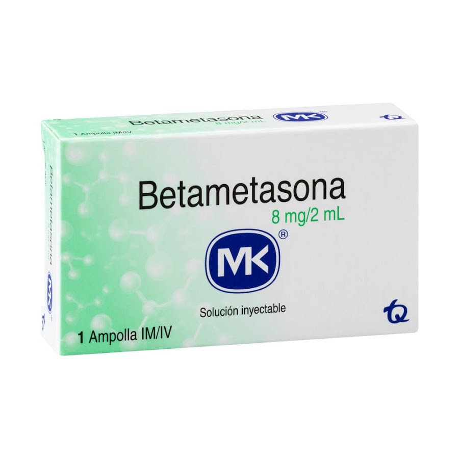 Betametasona MK 8mg/2ml Ampolla IM/IV Caja x1Amp.