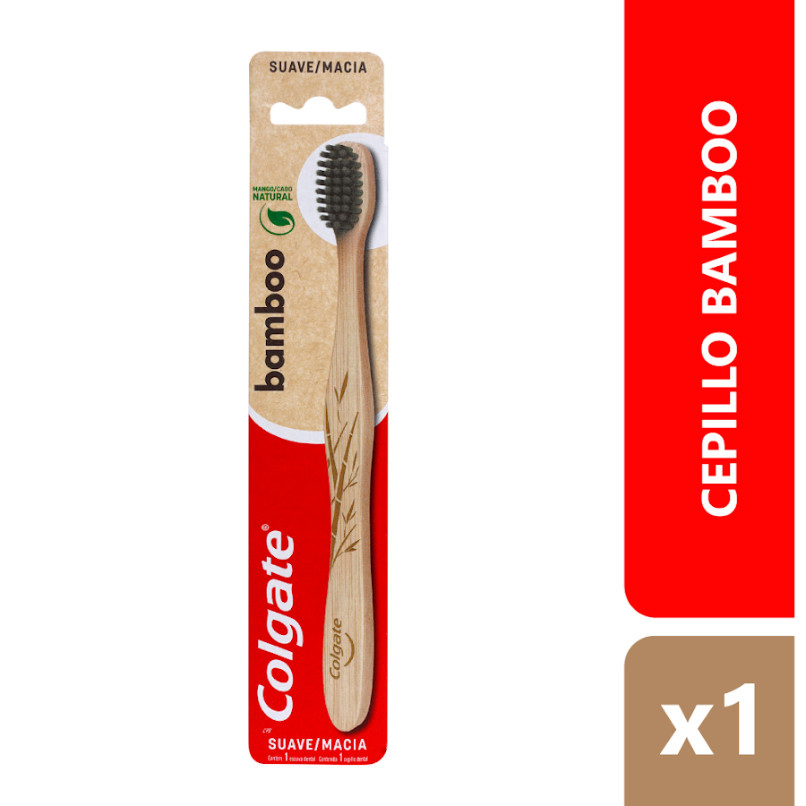 Cepillo Dental Colgate Bamboo Suave/Macia x 1Uni