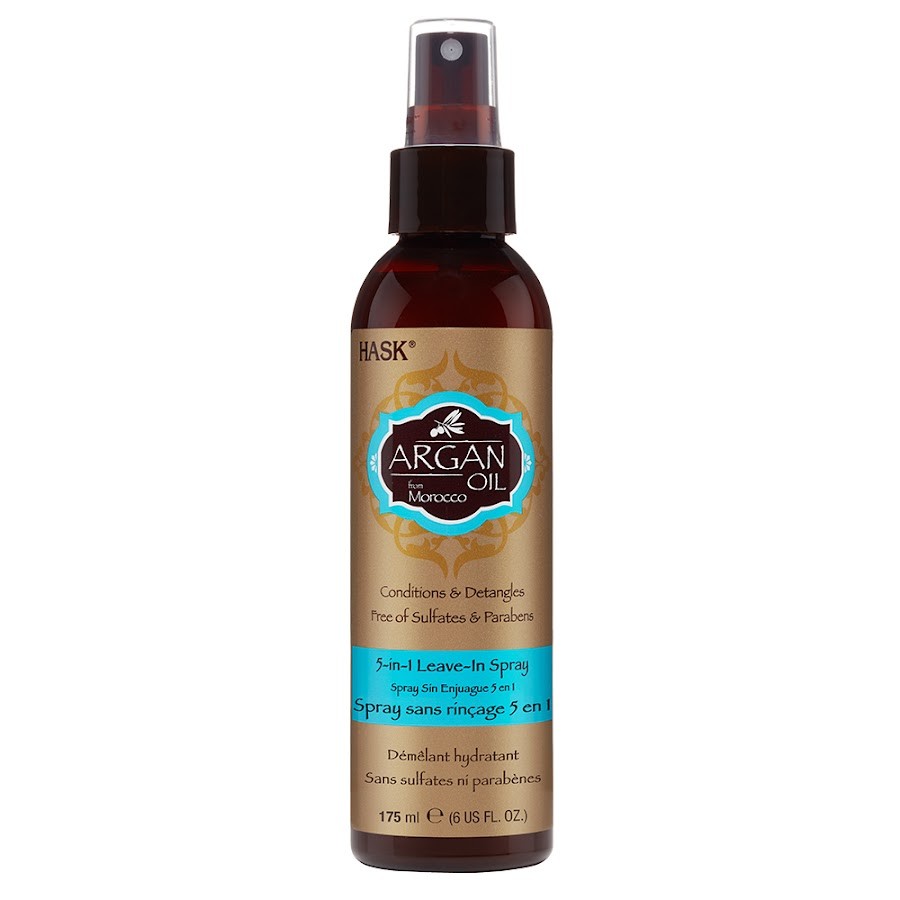 Spray Hask Reparador De Argan Sin Enjuague 5 En 1 Frasco x 175ml