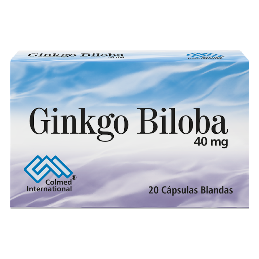Ginkgo Biloba 40 mg Colmed Caja x 20 Capsulas Blandas