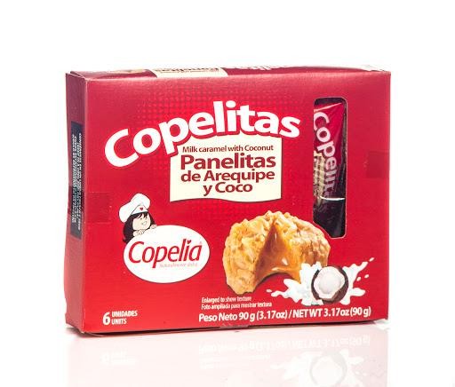 PANELITAS COPELIA COPELITAS AREQUIPE Y COCO PAQUETE X6UND. X90G.