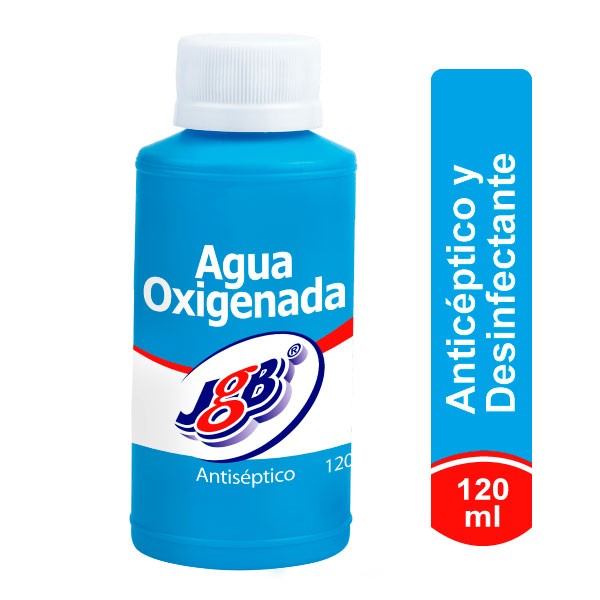 Agua Oxigenada Antiséptico Fco. x120Ml. JGB Peróxido De Hidrogeno