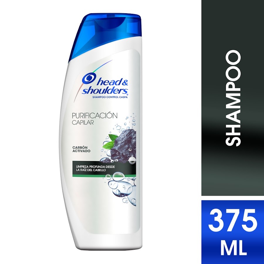 Shampoo Head & Shoulders Carbón Activado 375ML