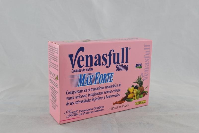 Solo Online Venasfull Max Forte 500 Mg Capsula x 60 Und