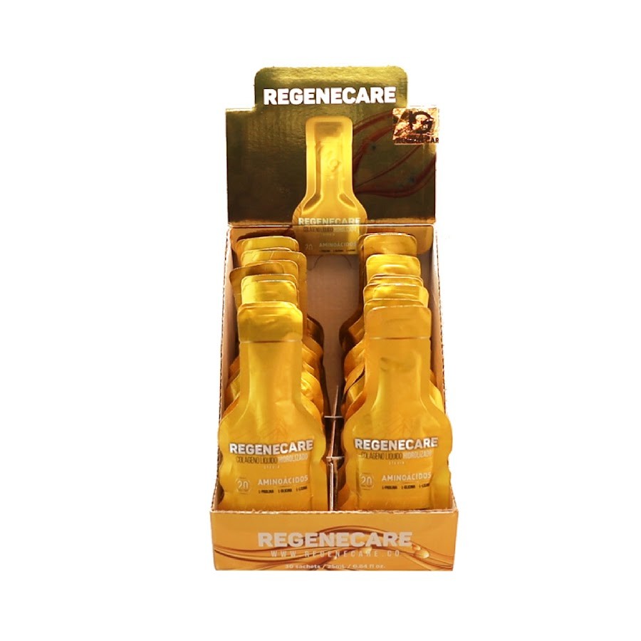 Colageno Hidrolizado Regenecare Dorado Caja x 30 Sachets