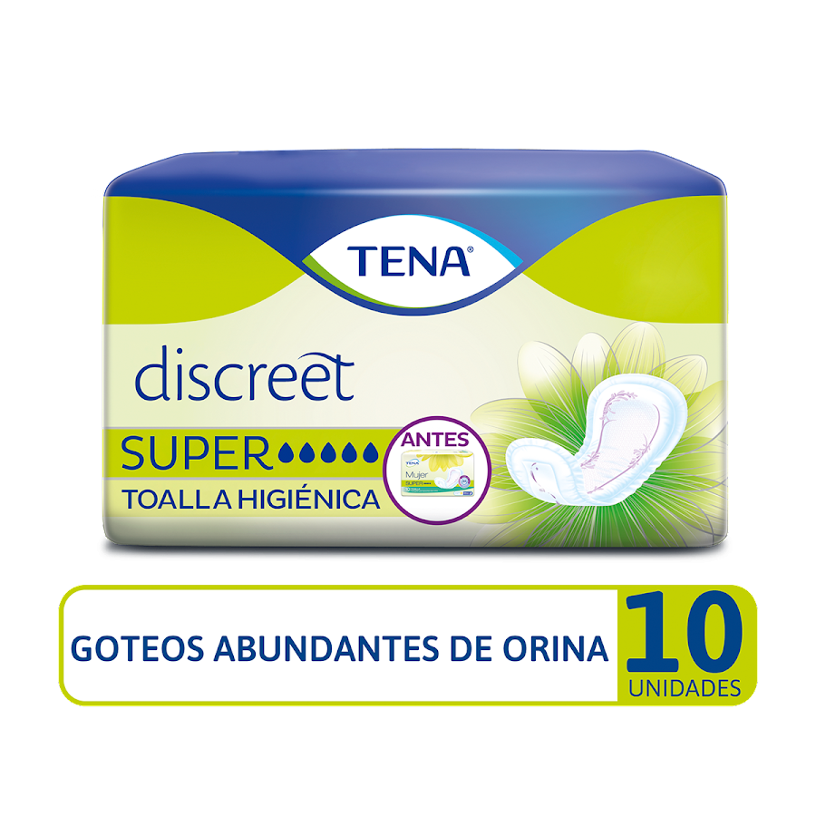 Toalla Higiénica TENA Discreet Super X10