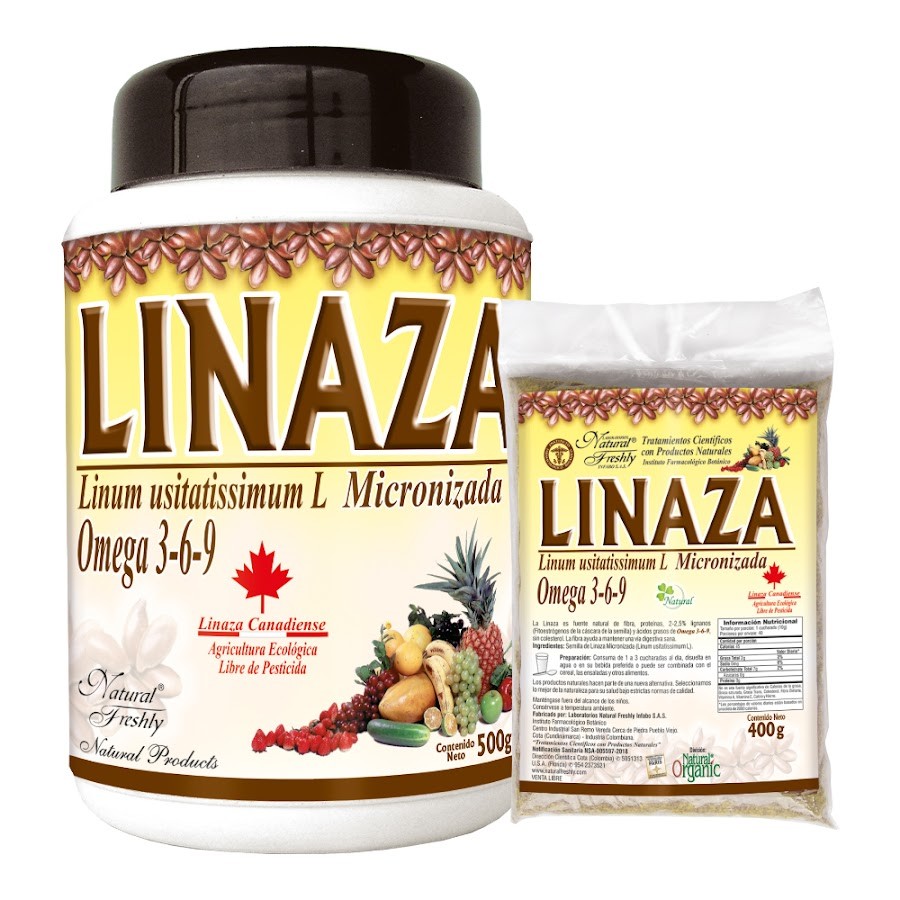 Oferta Linaza Natural Fresshly Micronizada Omega 3 6 9 X500G. Grt 400G