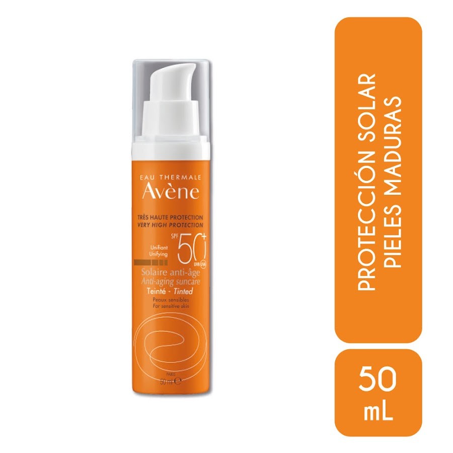 Protector Solar Avene Antiedad con Color Spf 50+ x 50Ml