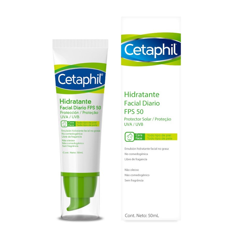 Loción CETAPHIL FPS 50 ptotección hidratante uva/uvb x50ml