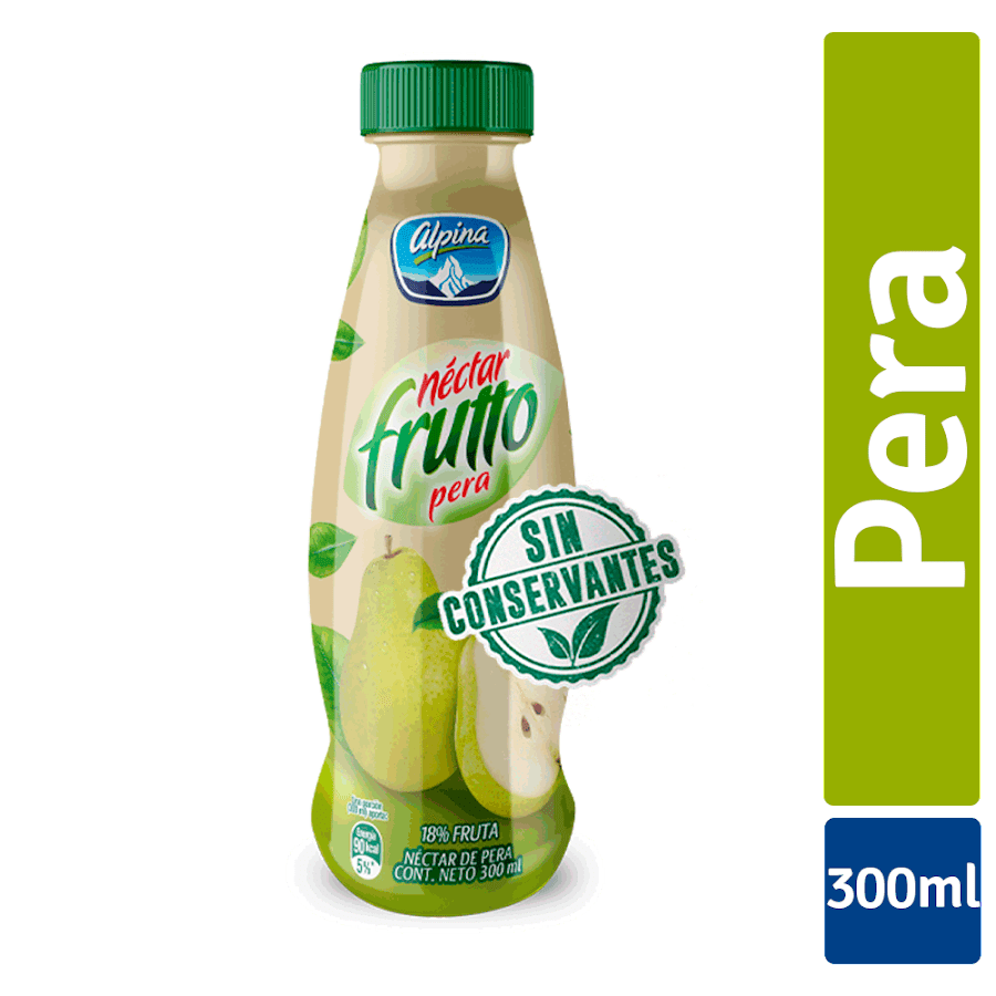 NÉCTAR ALPINA FRUTTO FRUTA 18% PERA X300ML.