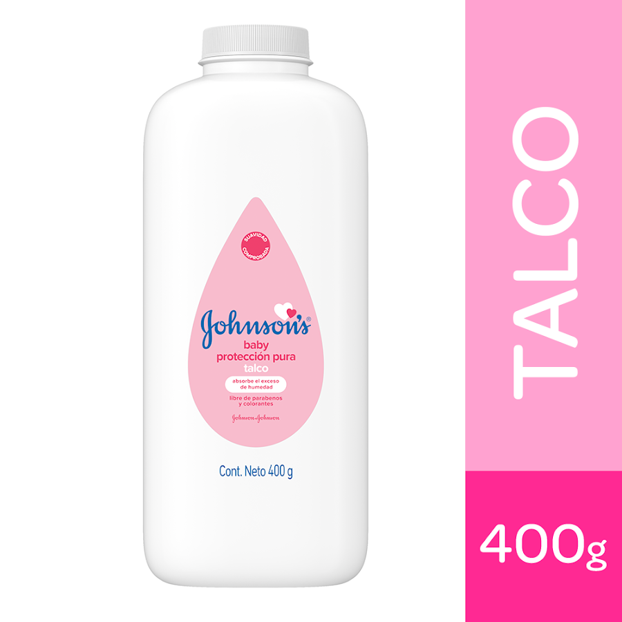 Talco JOHNSONS BABY Protección Pura Cuerpo x400g
