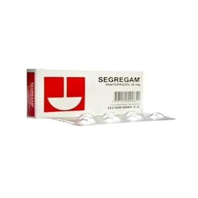 Segregam 40Mg Grageas Caja X28Grg. Tecnofarma Pantoprazol