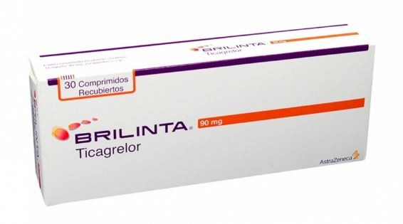 Brilinta 90Mg Ticagrelor Caja x 30 Comprimidos Recubiertos