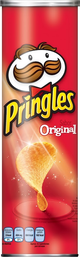 PASABOCAS PRINGLES PAPAS CRUJIENTES ORIGINAL X124G .
