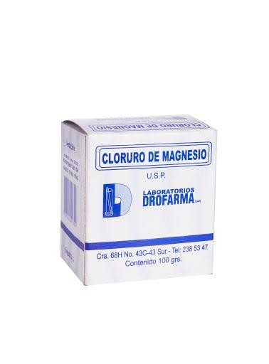 Cloruro De Magnesio Drofarma Caja X100G.