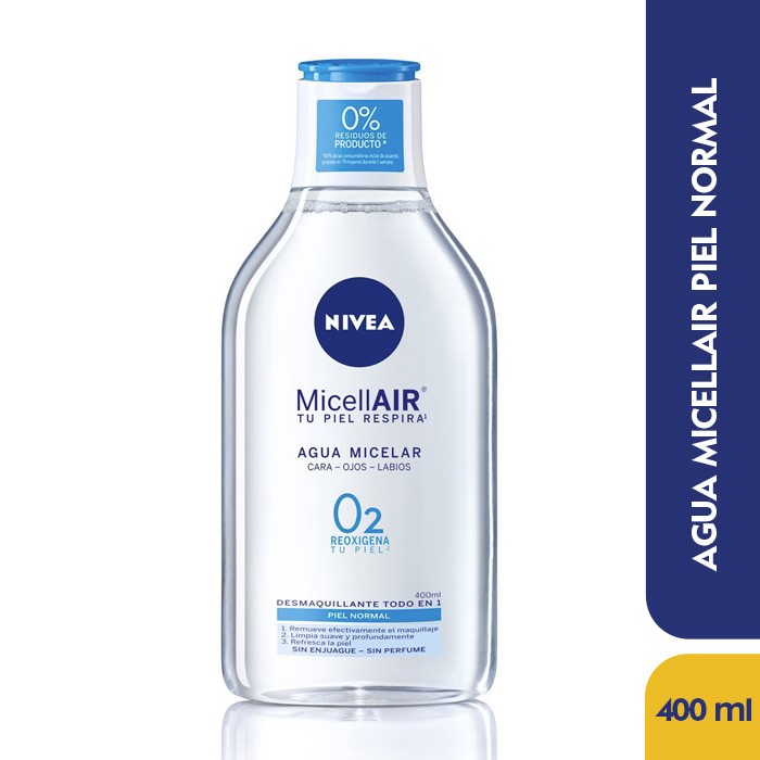 Agua Micellair Nivea Normal x400ml