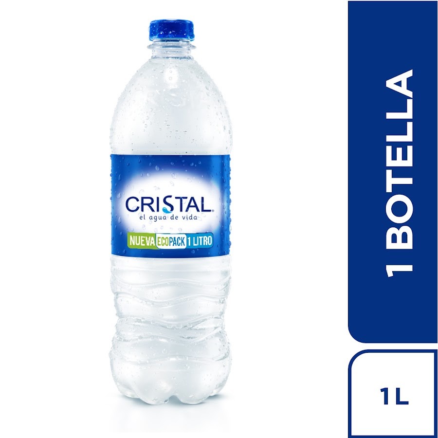 Agua Cristal EcoPack x 1 Litro