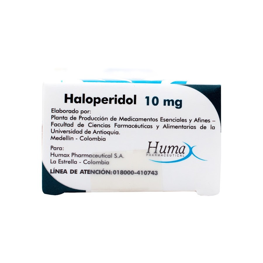 Haloperidol 10mg Humax caja x 20 Tabletas