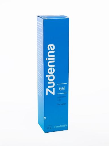 Zudenina 0.1% Gel Tubo x30g. MEDIHEALTH Adapaleno