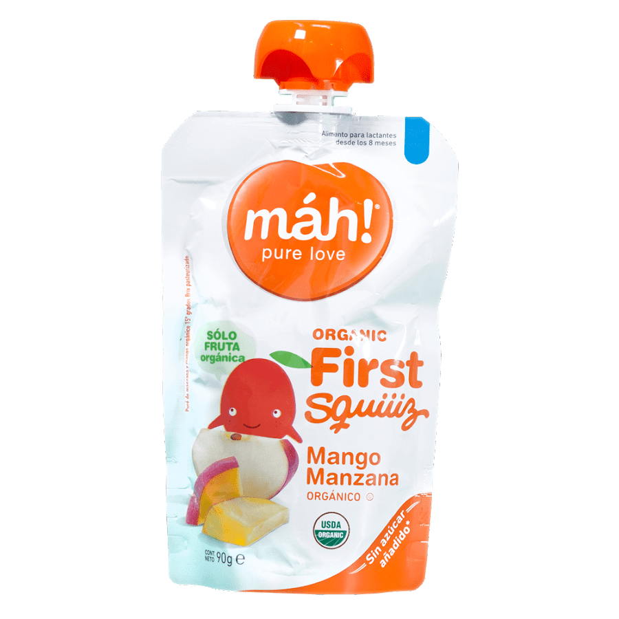 Compota inf. máh! Pure LoveMango Manzana X 90 GR X 1 UND