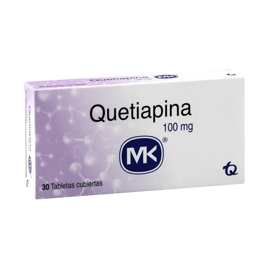 Quetiapina MK 100mg Tableta Caja x30Tab.