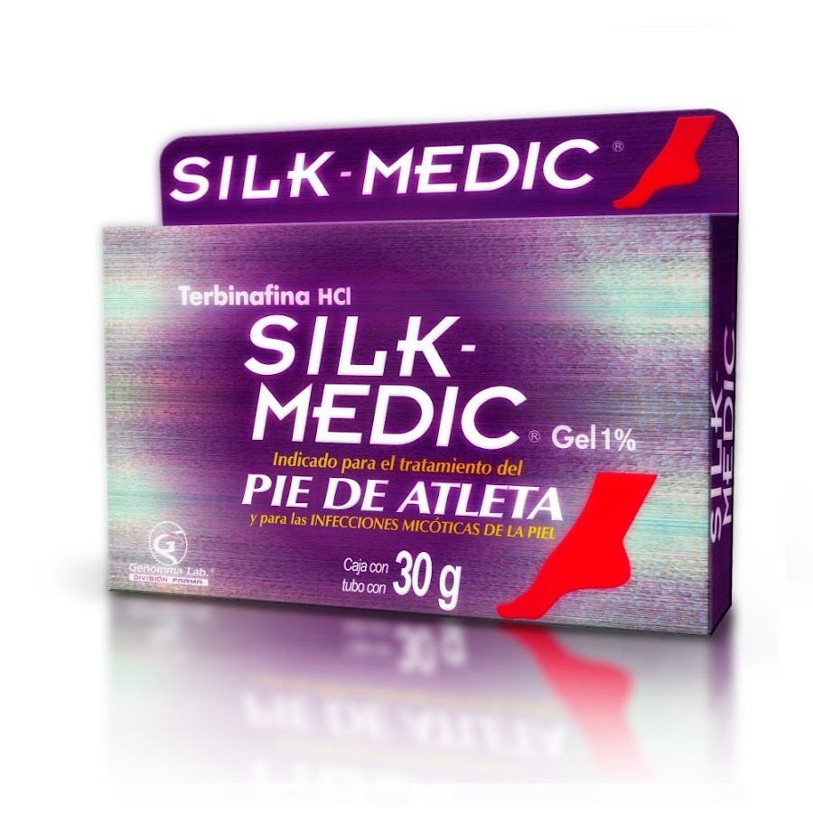 **SILK-MEDIC 1% Gel Tubo x30g. GENOMMA Terbinafina HCI