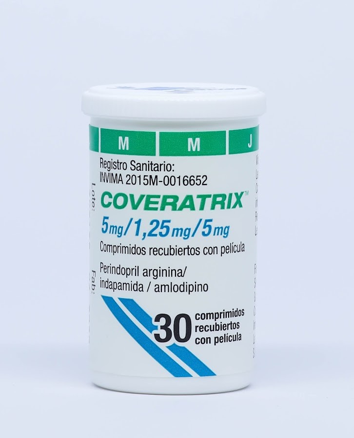 Coveratrix  5mg/1,25mg/5mg Servier caja x 30 comprimidos