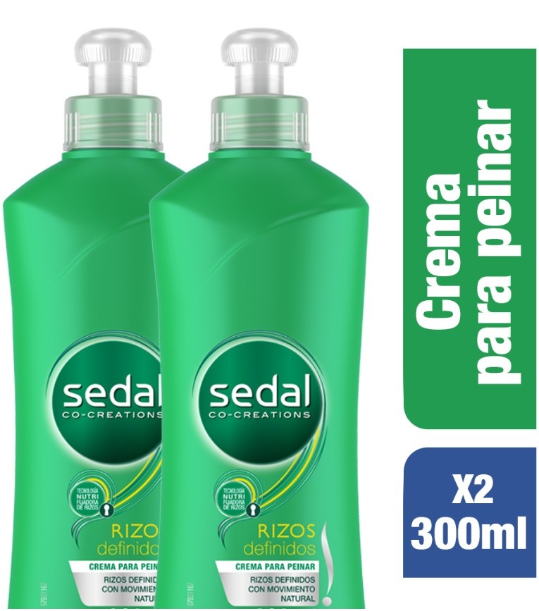 OFERTA CREMA DE PEINAR SEDAL RIZOS X 2 X 300ML PRECIO ESPEC