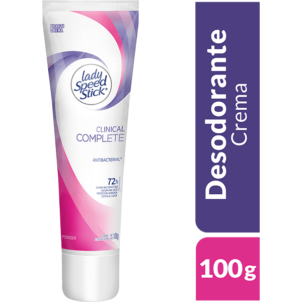 Desodorante Crema Lady Speed Stick Clinical Complete x 100Gr