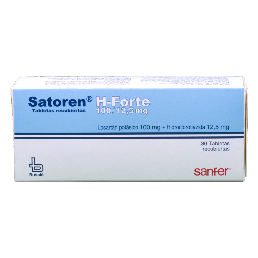 Satoren H Forte 100+12,5  mg caja x30 Tabletas.