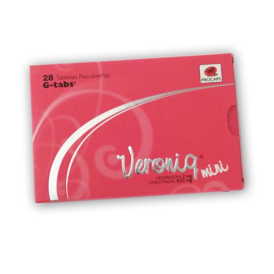 VERONIQ MINI G-TABS 3/0.02MG X28TAB. PRO DROSPIRENONA ETINILESTRADIOL