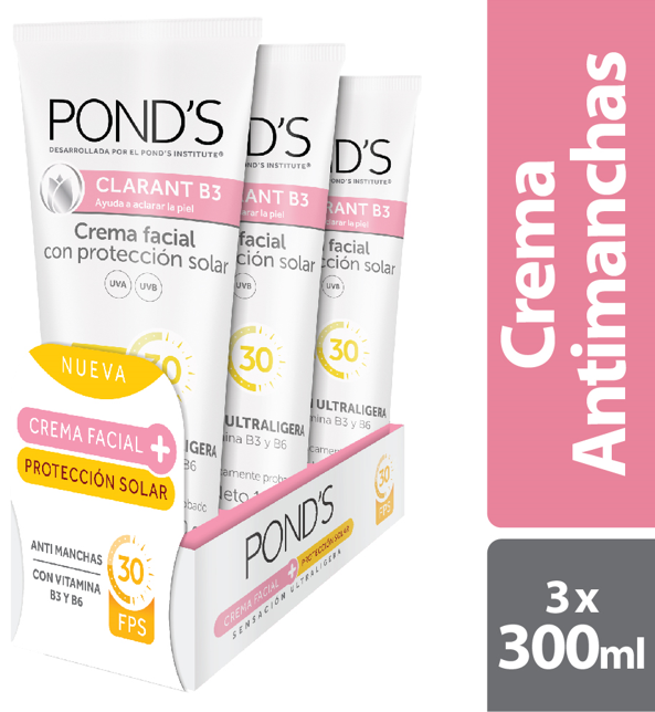 Oferta Ponds Clarant B3 FPS30 3x100gr