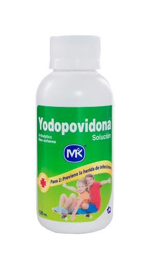 Yodopovidona MK Solución Antiséptica Frasco x120ml.