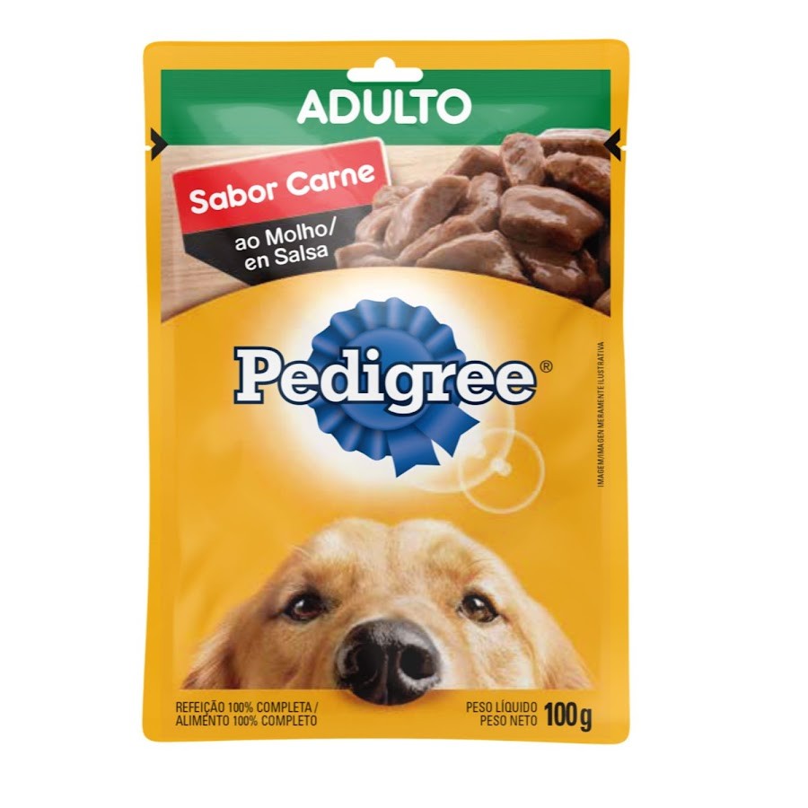 Alimento Para Perro Pedigree Carne Adulto X100g
