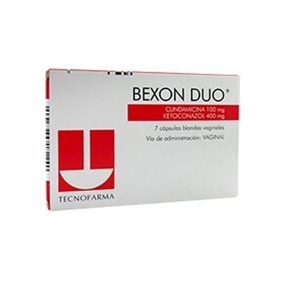 Bexon Duo 100/400Mg Cáp.Caj.x7Cap. Tecnofarma Clindamicina Ketoconazol