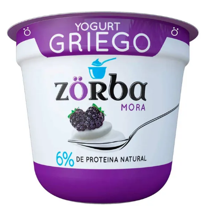 Yogurt Griego Zorba Con Mora x 135Gr
