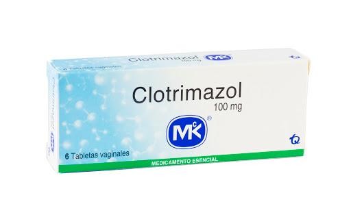CLOTRIMAZOL MK 100MG TAB.VAG.CAJA X6TABLETAS