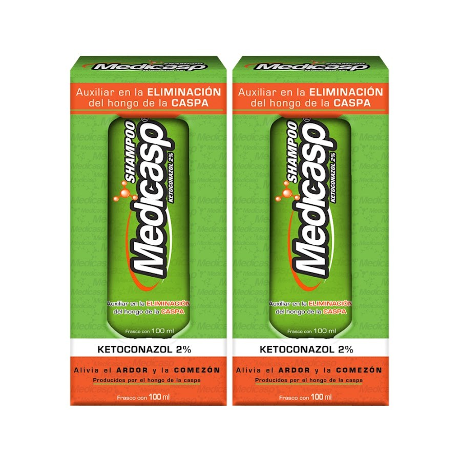 Oferta Shampoo Capilar Medicasp Anticaspa Ketoconazol X 2 Unid