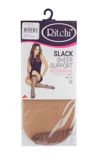 Medias Ritchi Slack Sheer Support Lycra Única Sultan X1Und.