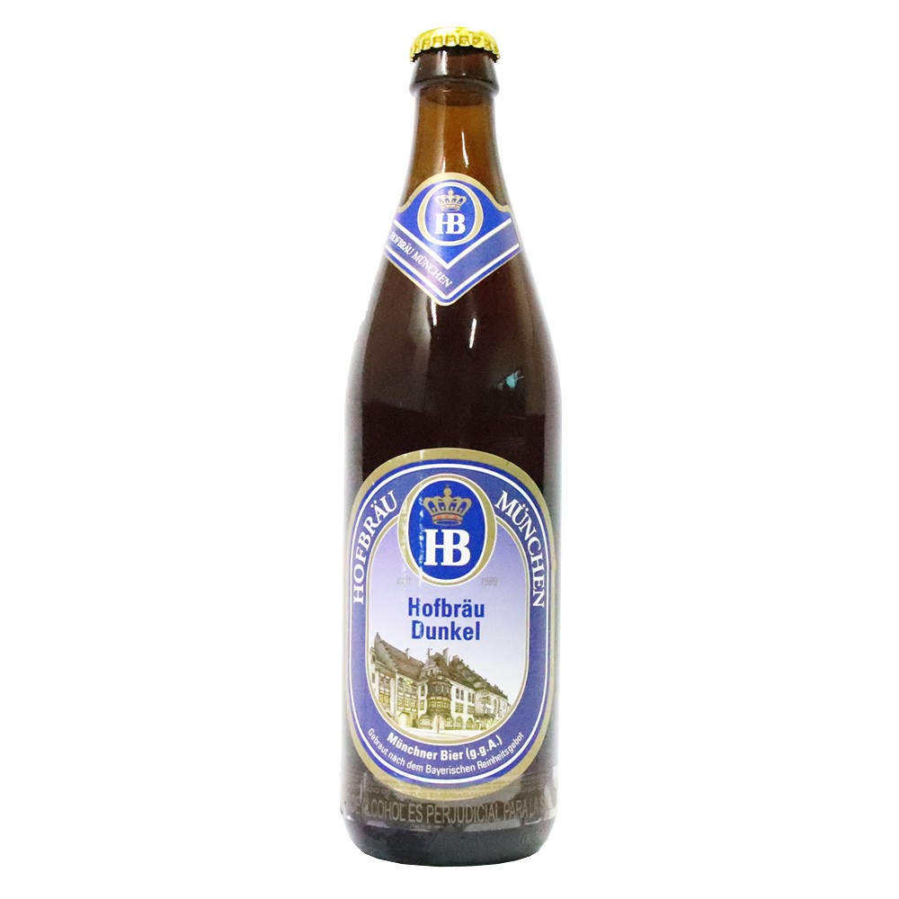 CERVEZA ALEM HOFBRAU DUNKEL BOT *500 ML