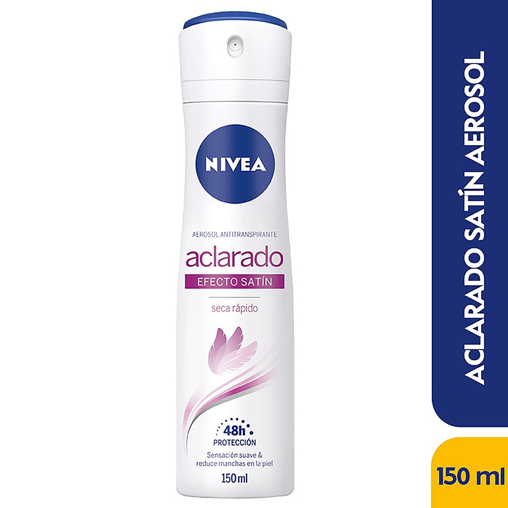 DEO ACLARADO EFFECTO SATIN NIVEA *150ML
