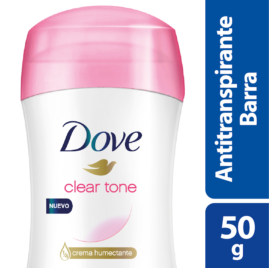 Desodorante DOVE Clear Tone 48H 0% Alcohol x50g