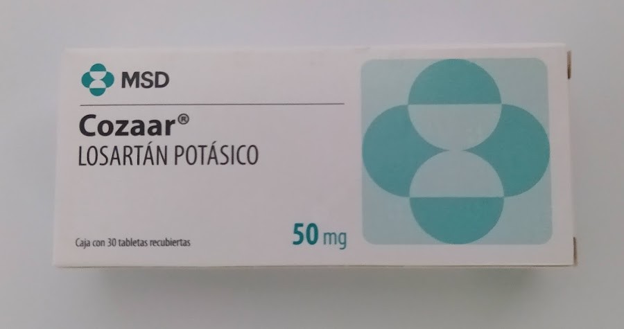 Cozaar 50Mg Tabletas Caja x30Tab. MSD Losartán Potásico